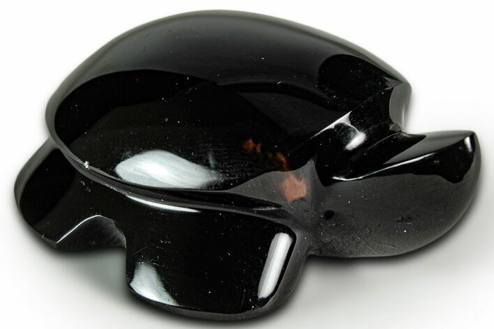 Polished Sheen Obsidian Turtle - California #331600